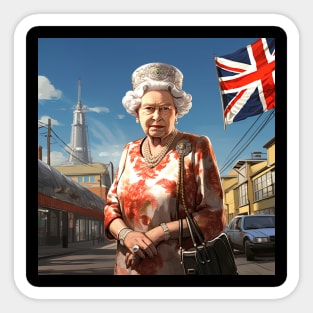 Queen Elizabeth II Sticker